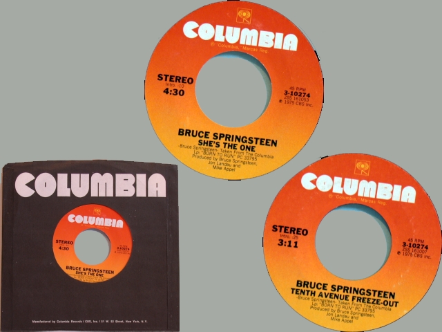 Bruce Springsteen - 10TH AVENUE FREEZE OUT / SHE'S THE ONE
